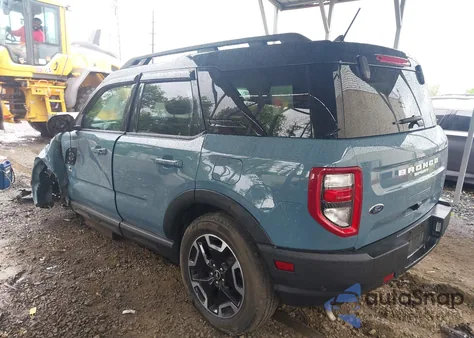 2022 Ford Bronco Sport Outer Banks z USA, uszkodzony, nr VIN 3FMCR9C65NRD38343